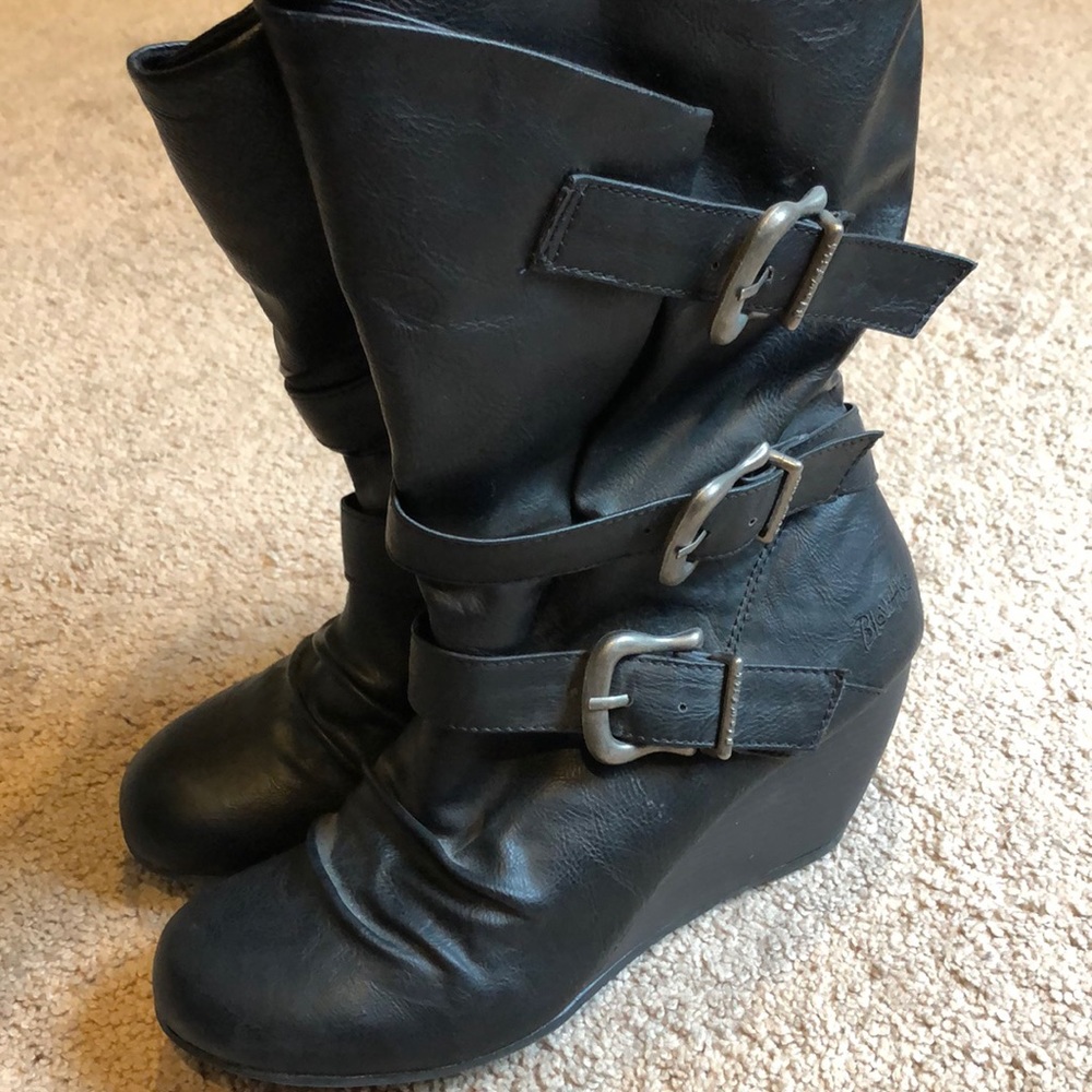 Blowfish Blaze wedge boots